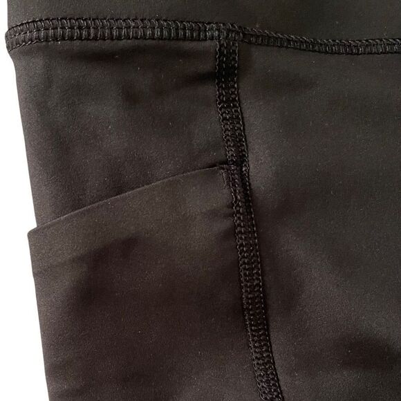 Members Mark Zen active tie dye blue jacket + black compression ankle legging XL - Picture 15 of 16